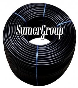 SUMERGROUP 6x8MM POLİETİLEN PE PNÖMATİK HORTUM SİYAH 100MT