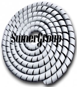 SUMERGROUP KABLO SARMA DÜZENLEME SPİRALİ GRİ 32MM 25METRE